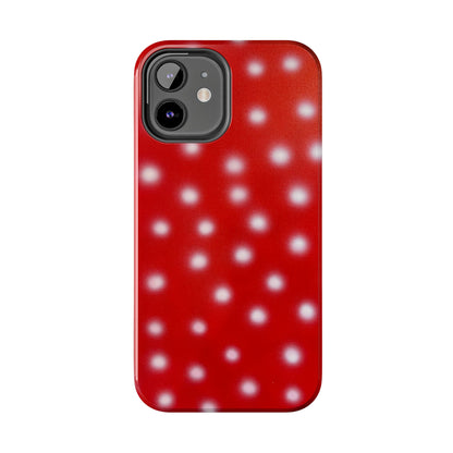 "cherry crush polka dot" airbrush iPhone case