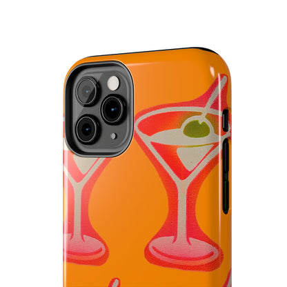 "shaken, not stirred” airbrush iPhone case