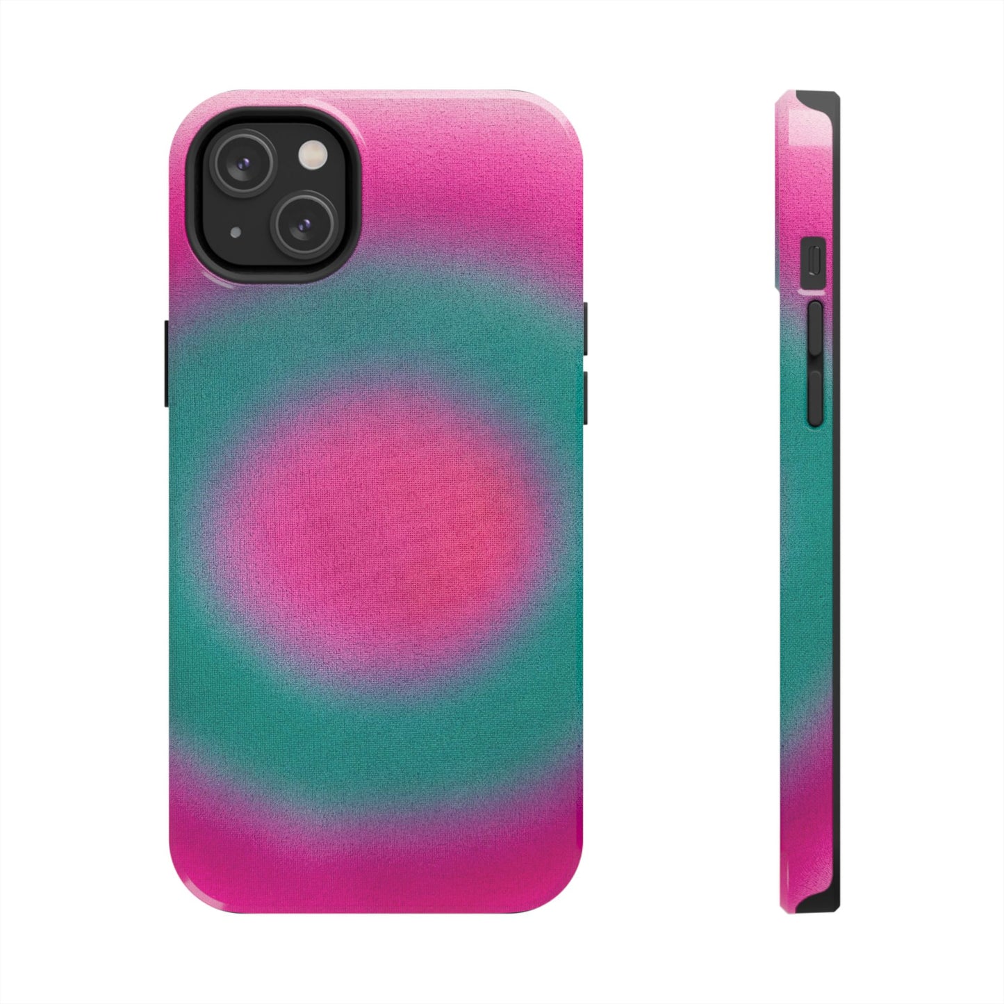 "watermelon swirl" aura airbrush iPhone case