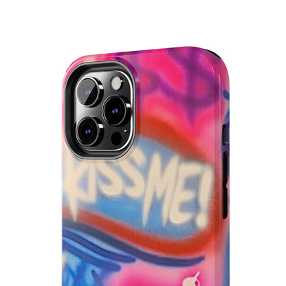 "kiss me pt. 2" airbrush iPhone case