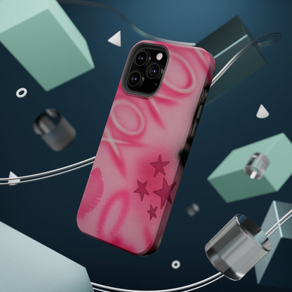 MagSafe "perfectly pink" airbrush iPhone case