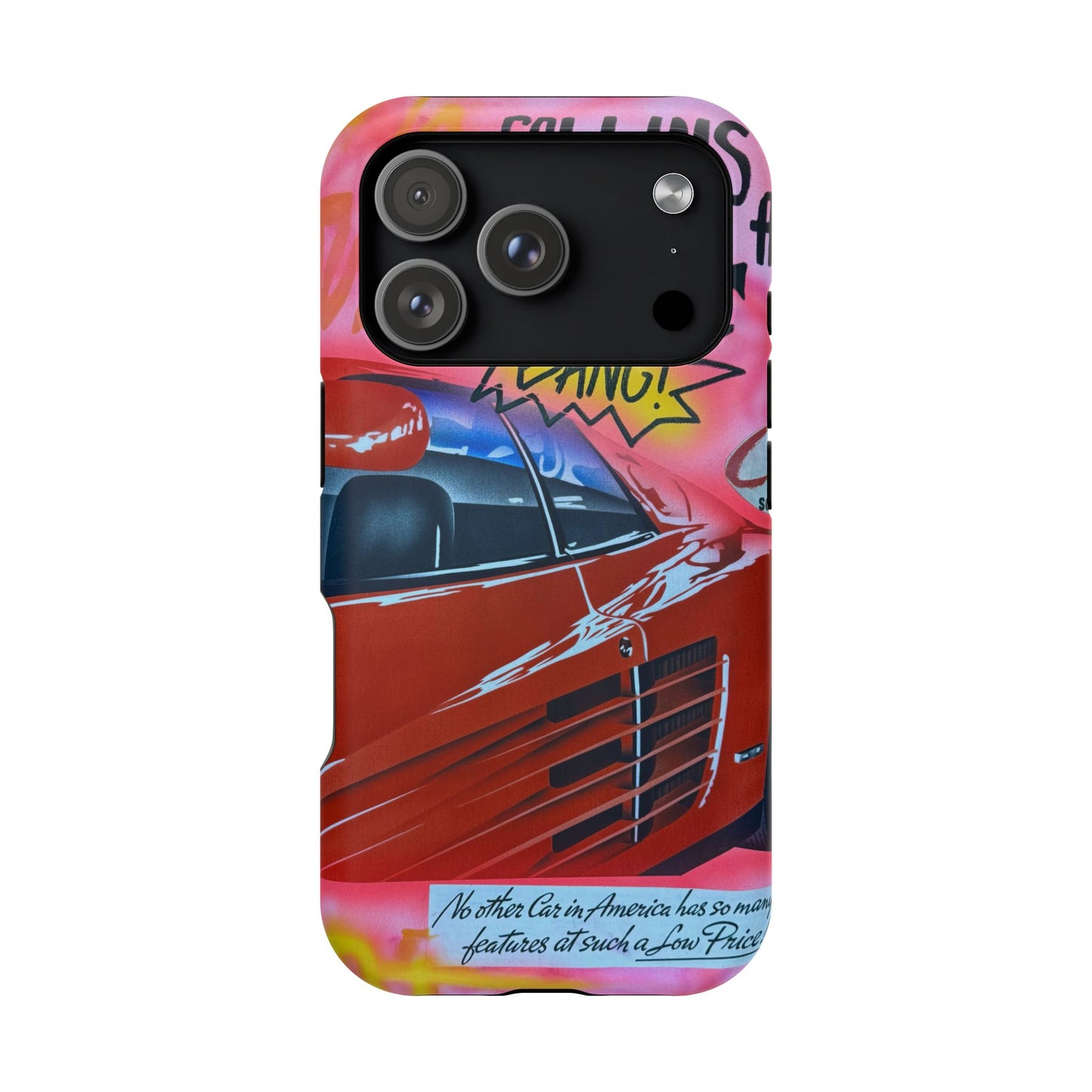 MagSafe "miami momentos" airbrush iPhone case
