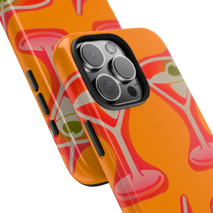 "shaken, not stirred” airbrush iPhone case