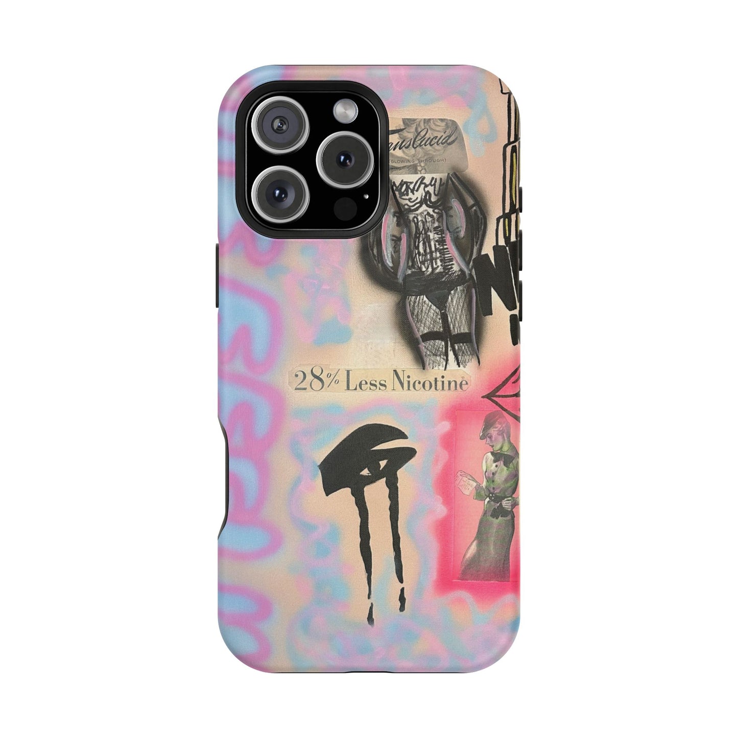 MagSafe "the feeling" airbrush iPhone case
