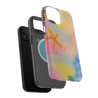 MagSafe "sweet starfish" airbrush iPhone case