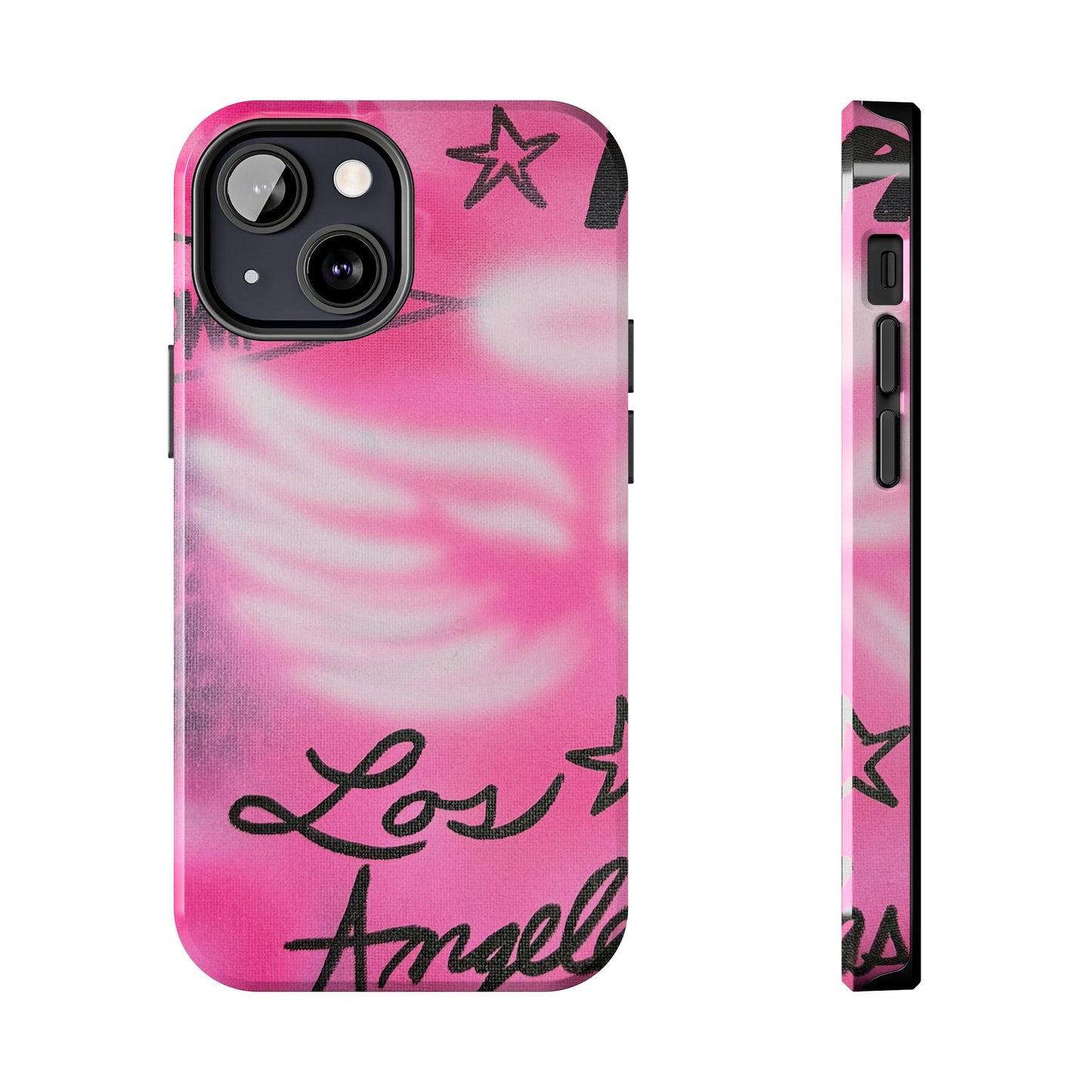 "pink angel wings" airbrush iPhone case