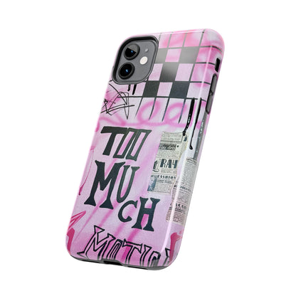 "too much motion" airbrush iPhone case