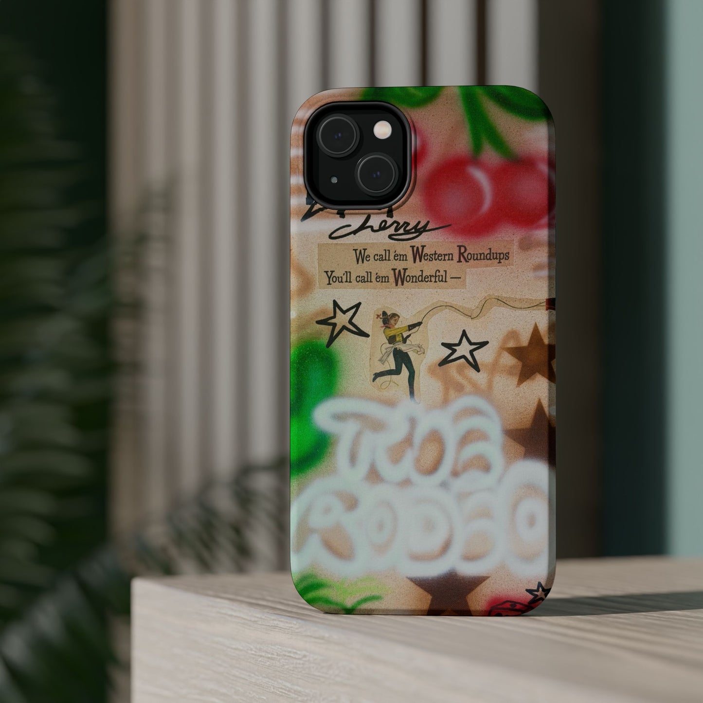 MagSafe "the rodeo" airbrush iPhone case