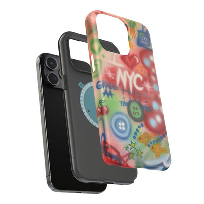MagSafe "i <3 NYC" airbrush iPhone case