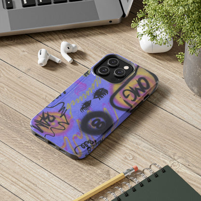 "eye$ on lies" airbrush iPhone case