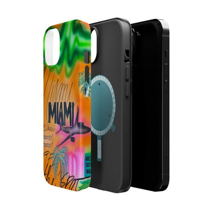MagSafe "miami, fl" Airbrush iPhone Hülle