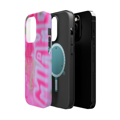 MagSafe "sunset sorbet" airbrush iPhone case