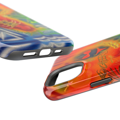 MagSafe "tipsy lobster" airbrush iPhone case