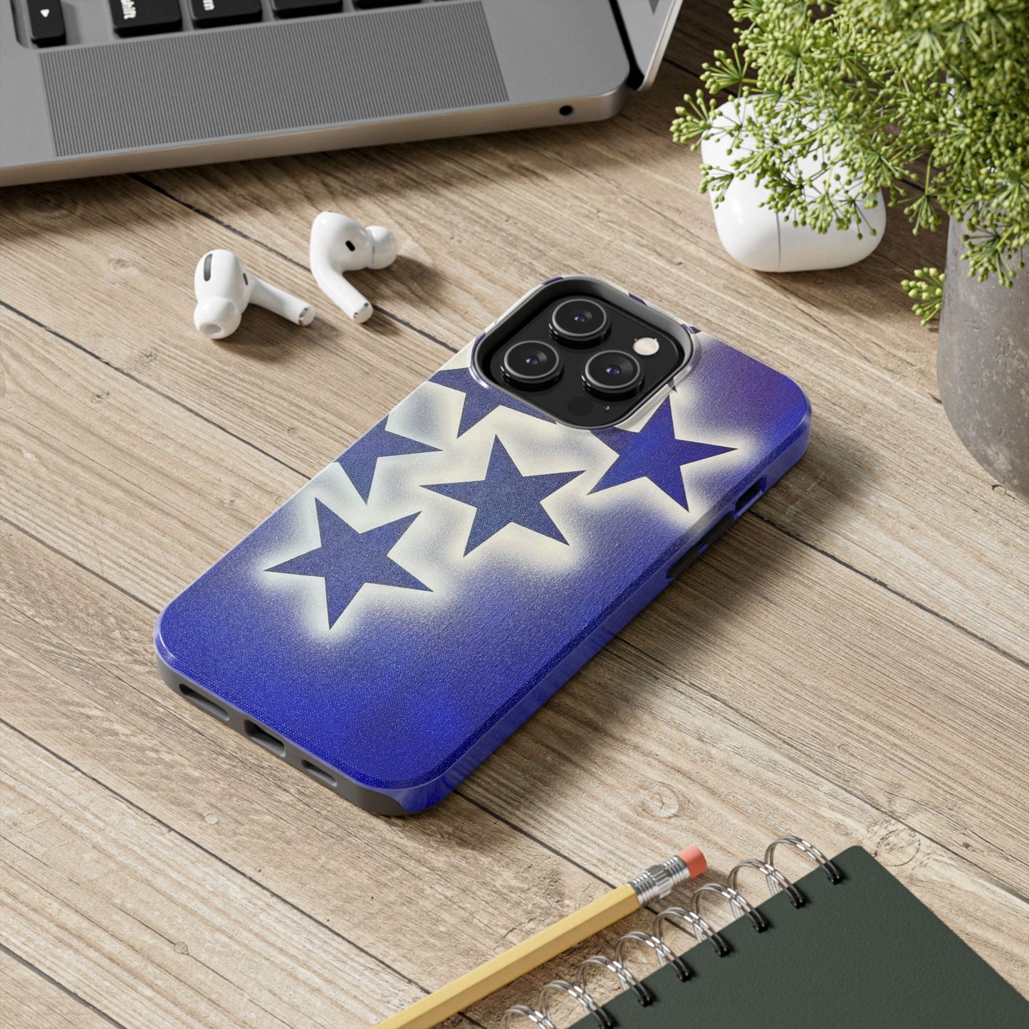 "frosted galaxy" airbrush iPhone case
