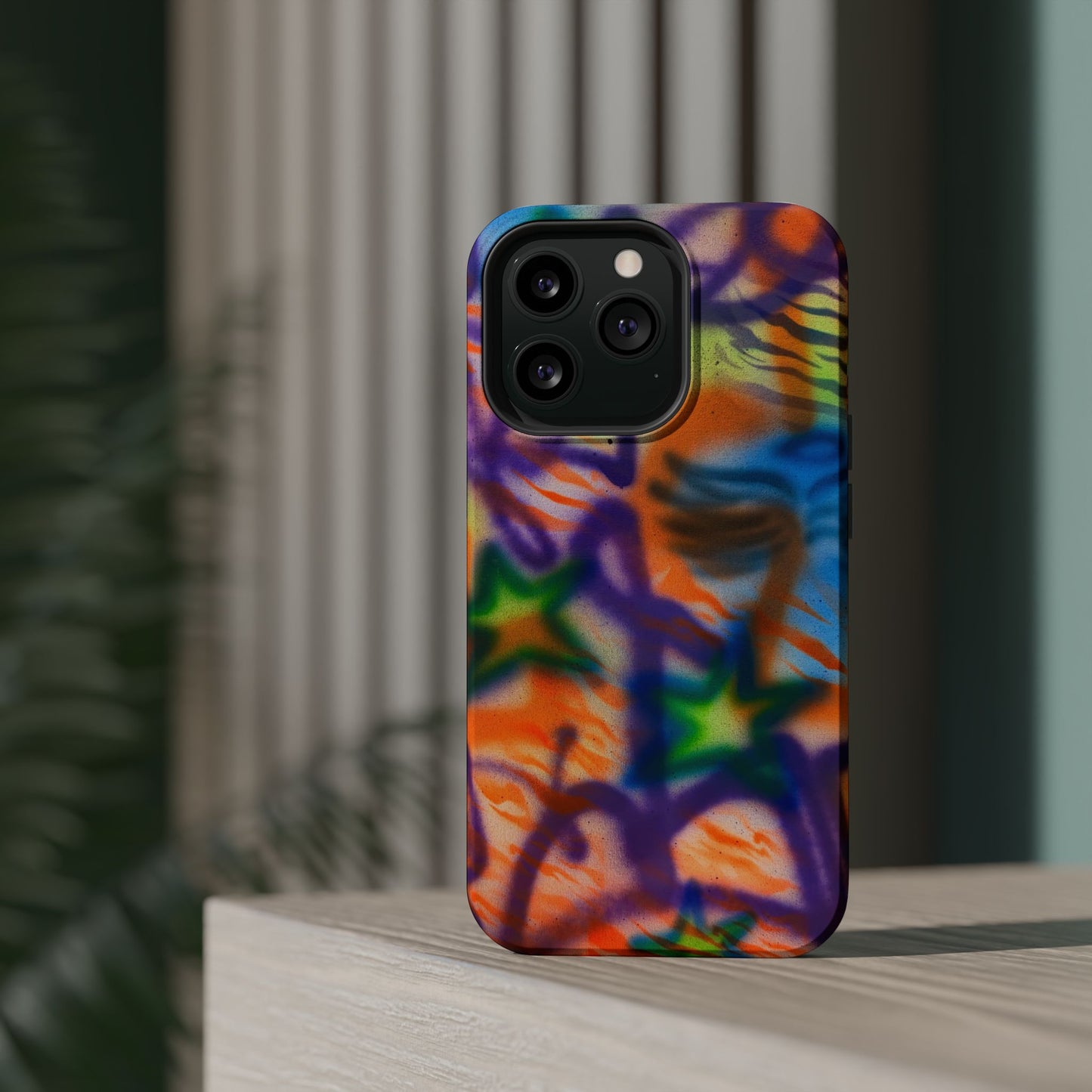 MagSafe "streetwear angel" airbrush iPhone case