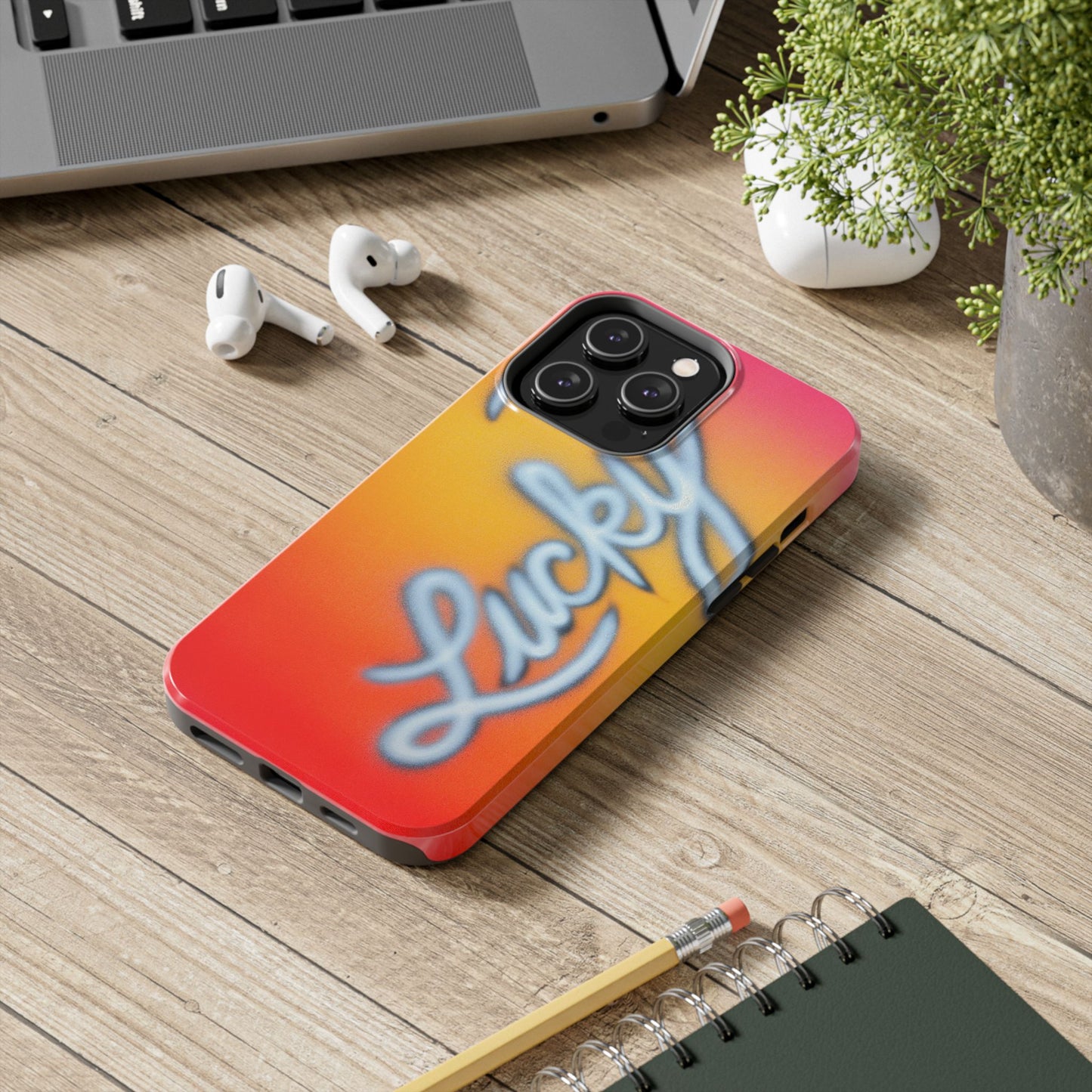 "lucky" airbrush iPhone case