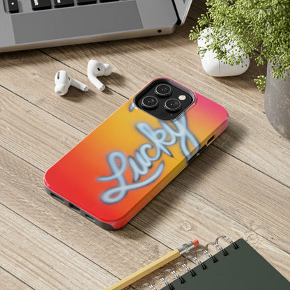 "lucky" airbrush iPhone case