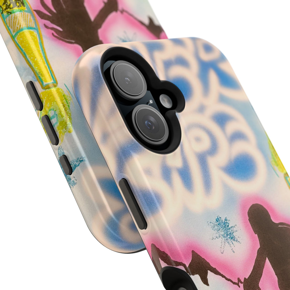 MagSafe "winter escape" airbrush iPhone case