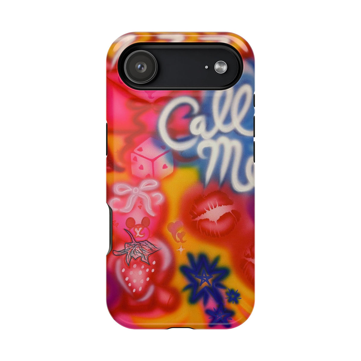 MagSafe "CALL ME!" airbrush iPhone case