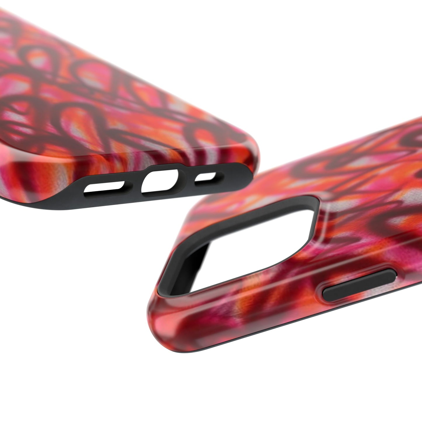 MagSafe „Graffiti Love“ Airbrush iPhone Hülle