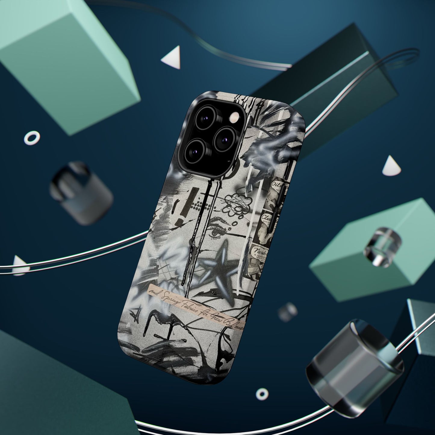 MagSafe "monochrome mood" airbrush iPhone case