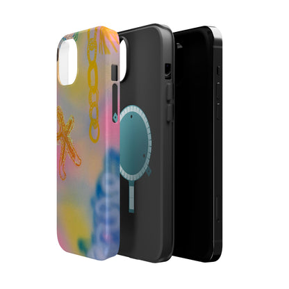 MagSafe "sweet starfish" airbrush iPhone case