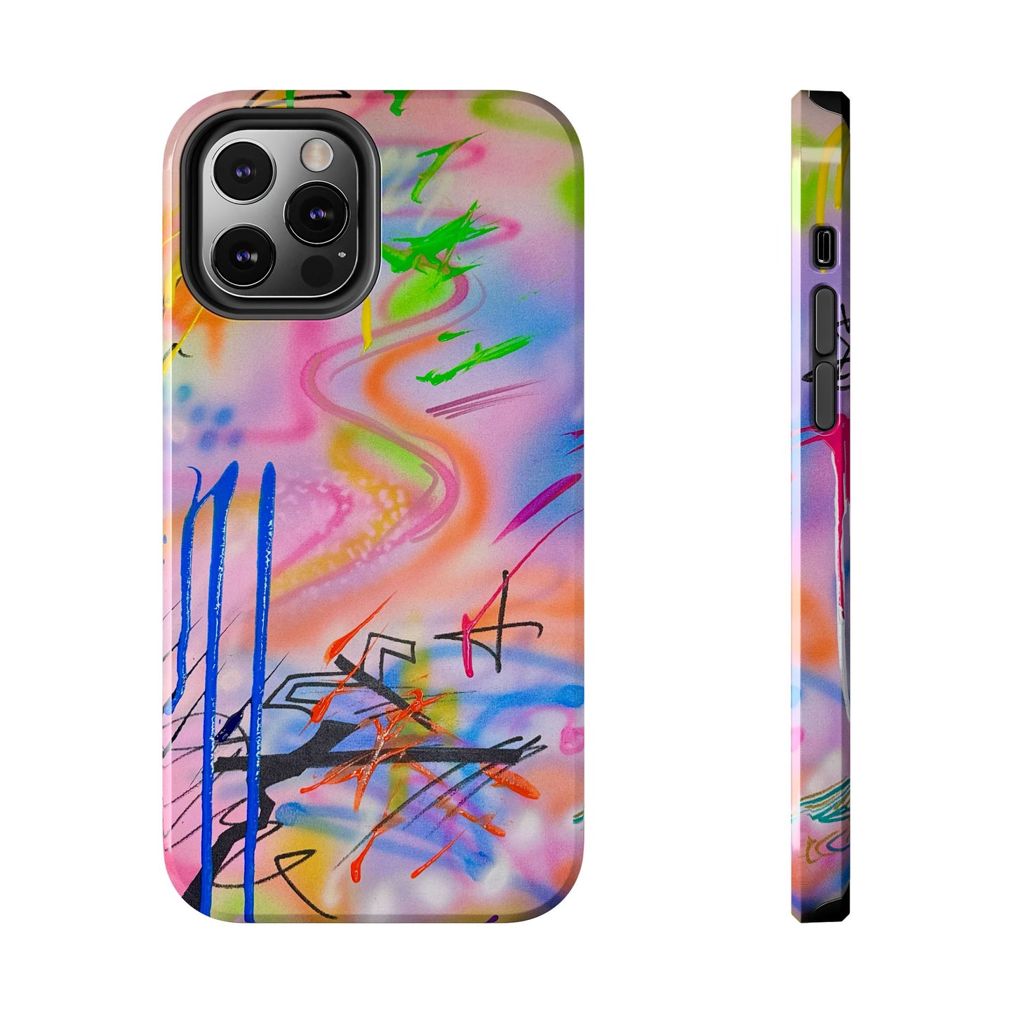 "neon haze" airbrush iPhone case