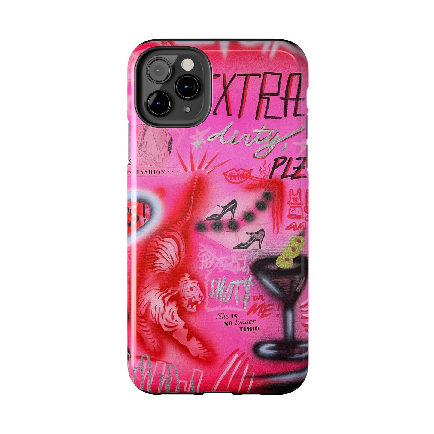 "extra dirty, plz!" airbrush iPhone case