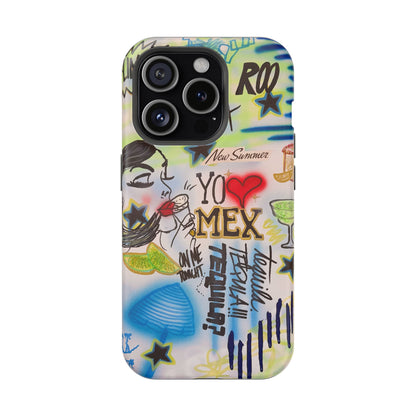 MagSafe "salted lime" airbrush iPhone case