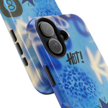"brilliant blues" airbrush iPhone case