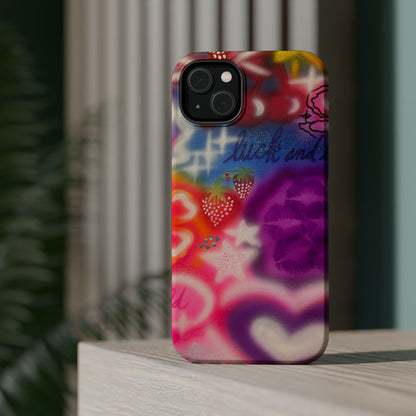 MagSafe „luck & luv pt. 2“ Airbrush iPhone Hülle