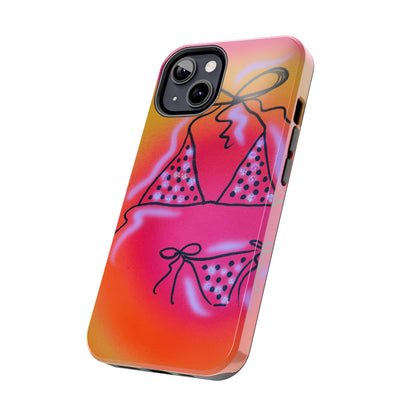 "glitter bikini" airbrush iPhone case
