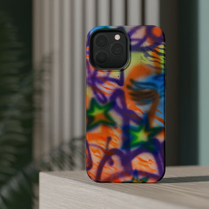 MagSafe "streetwear angel" airbrush iPhone case