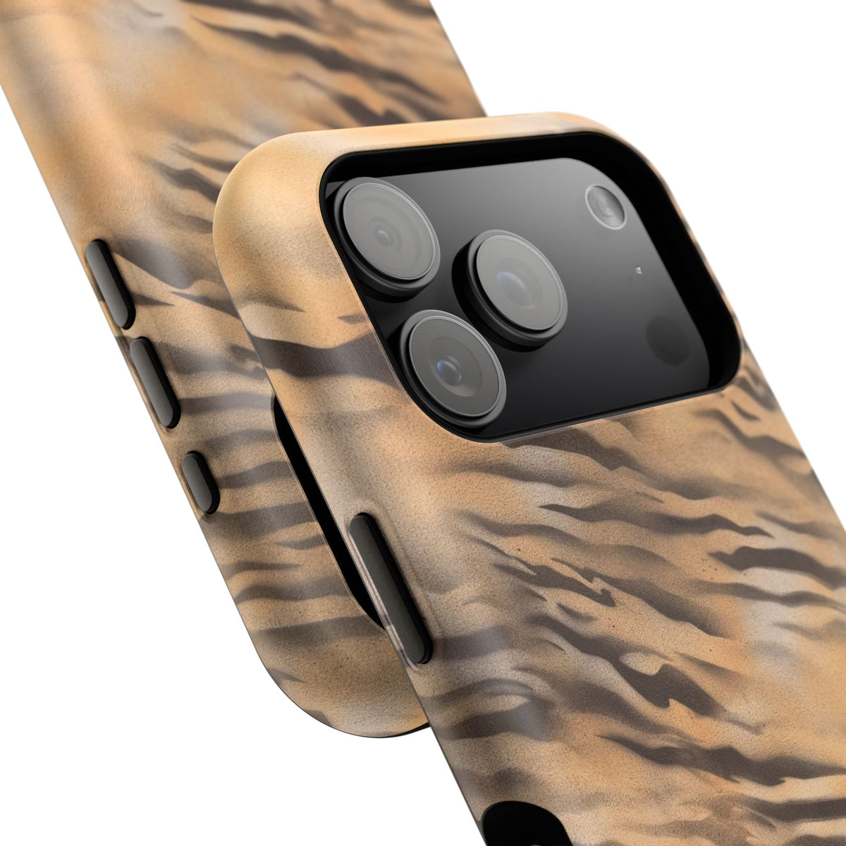 MagSafe "neutral tiger" airbrush iPhone case