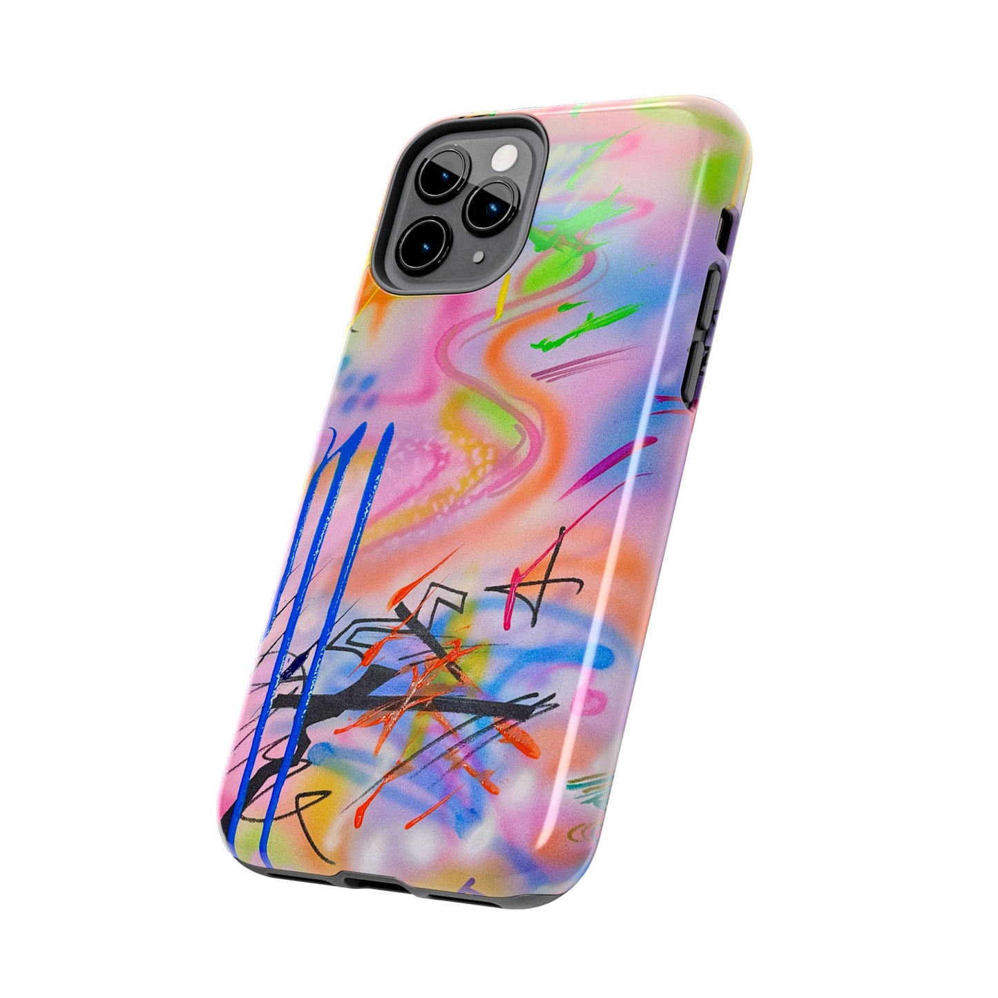 "neon haze" airbrush iPhone case