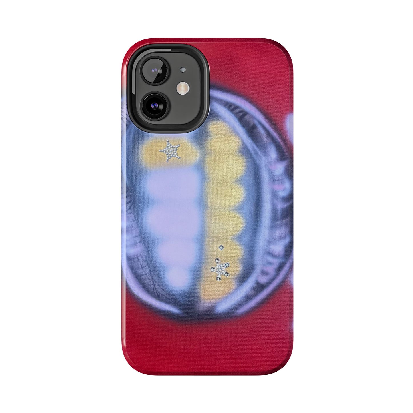 "bite me bling" airbrush iPhone case