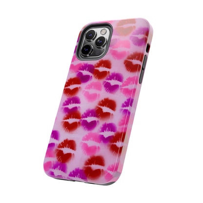 "mwah" airbrush iPhone case