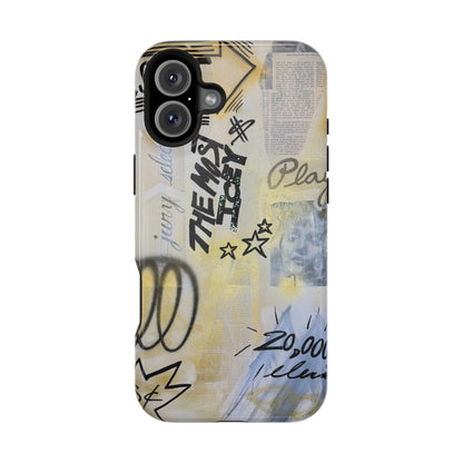 MagSafe "golden glacier" airbrush iPhone case