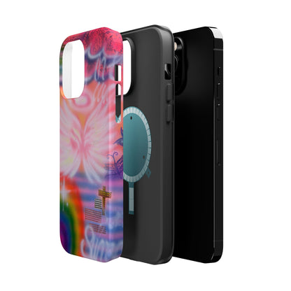 MagSafe "summer bliss" airbrush iPhone case