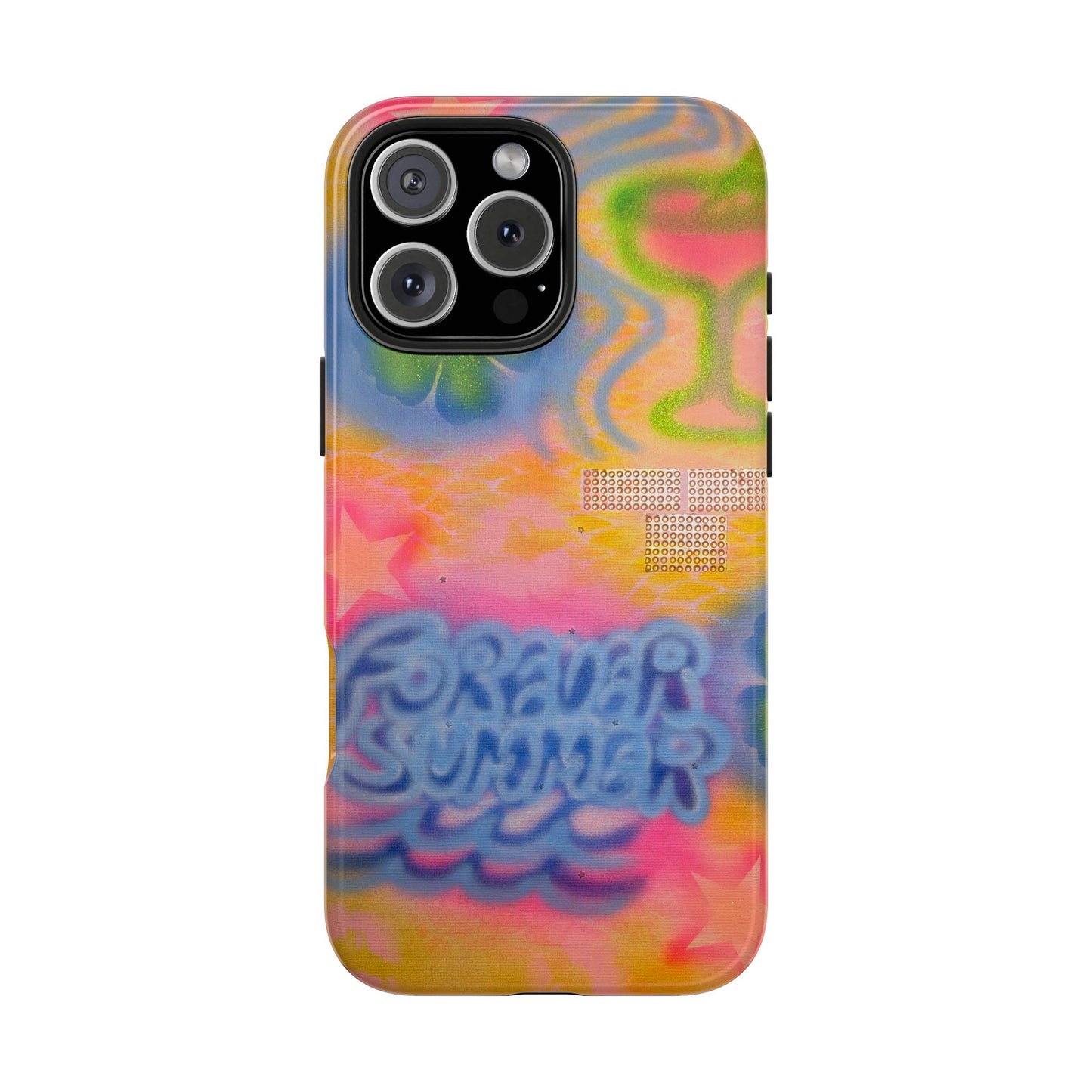 "forever summer" airbrush iPhone case