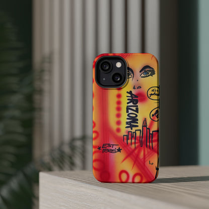 MagSafe "tempe, az" airbrush iPhone case