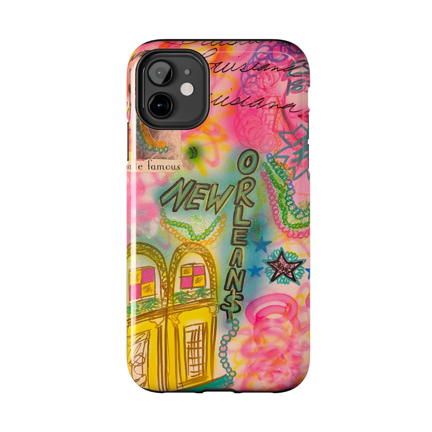 "new orleans, la" airbrush iPhone case