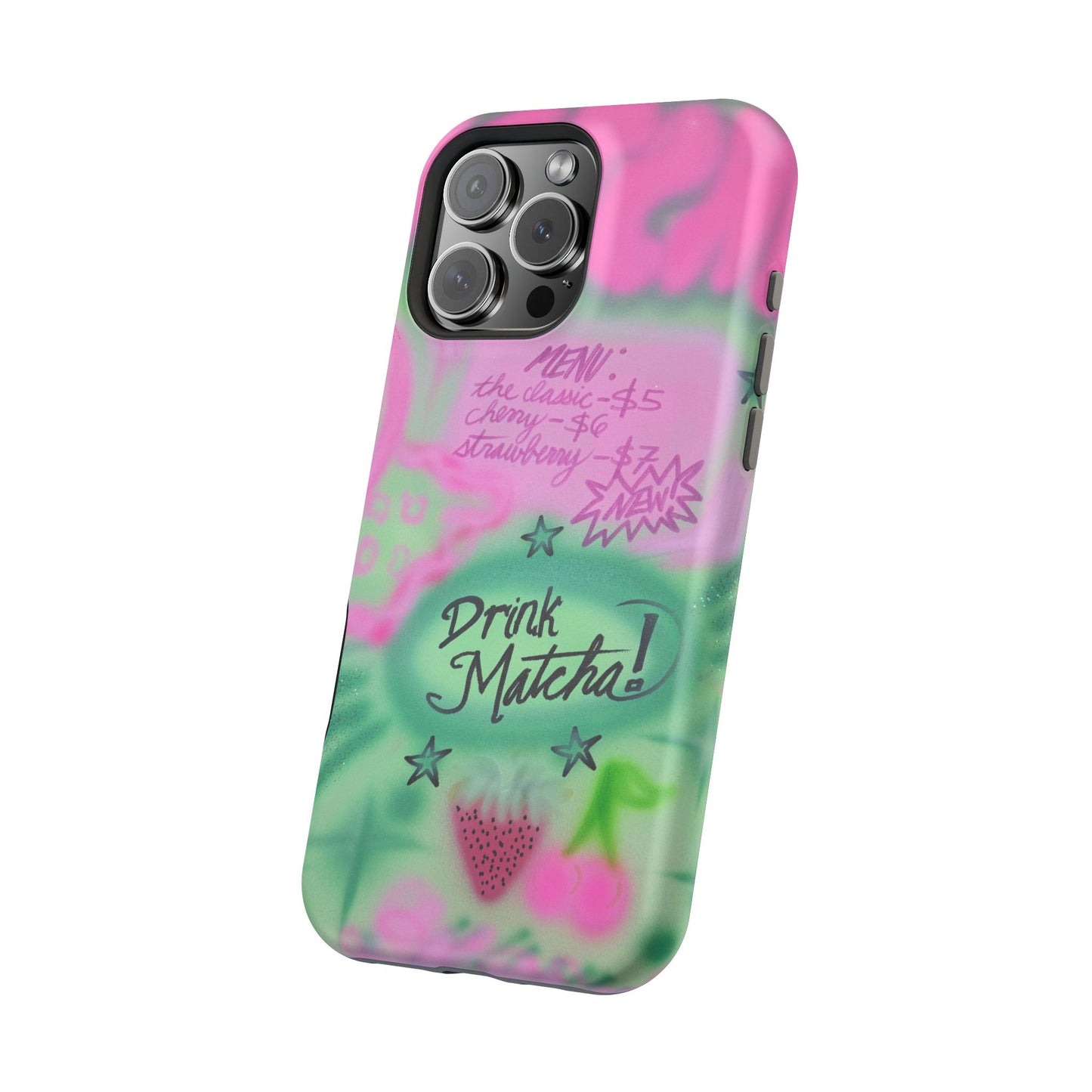 MagSafe "matcha!" airbrush iPhone case