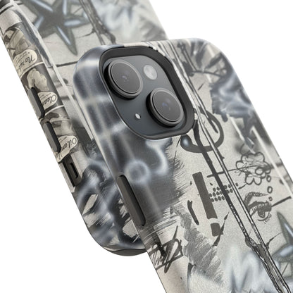 MagSafe "monochrome mood" airbrush iPhone case