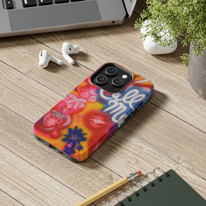 "CALL ME!" airbrush iPhone case