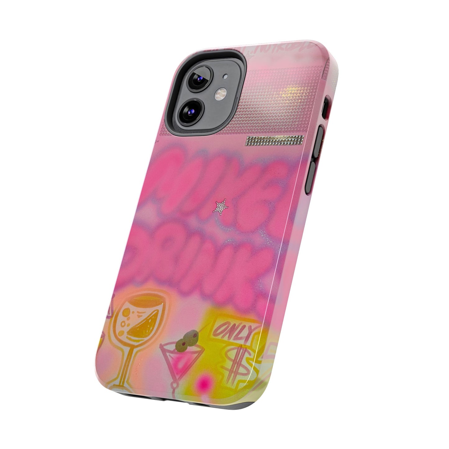 "mixed drinks" airbrush iPhone case
