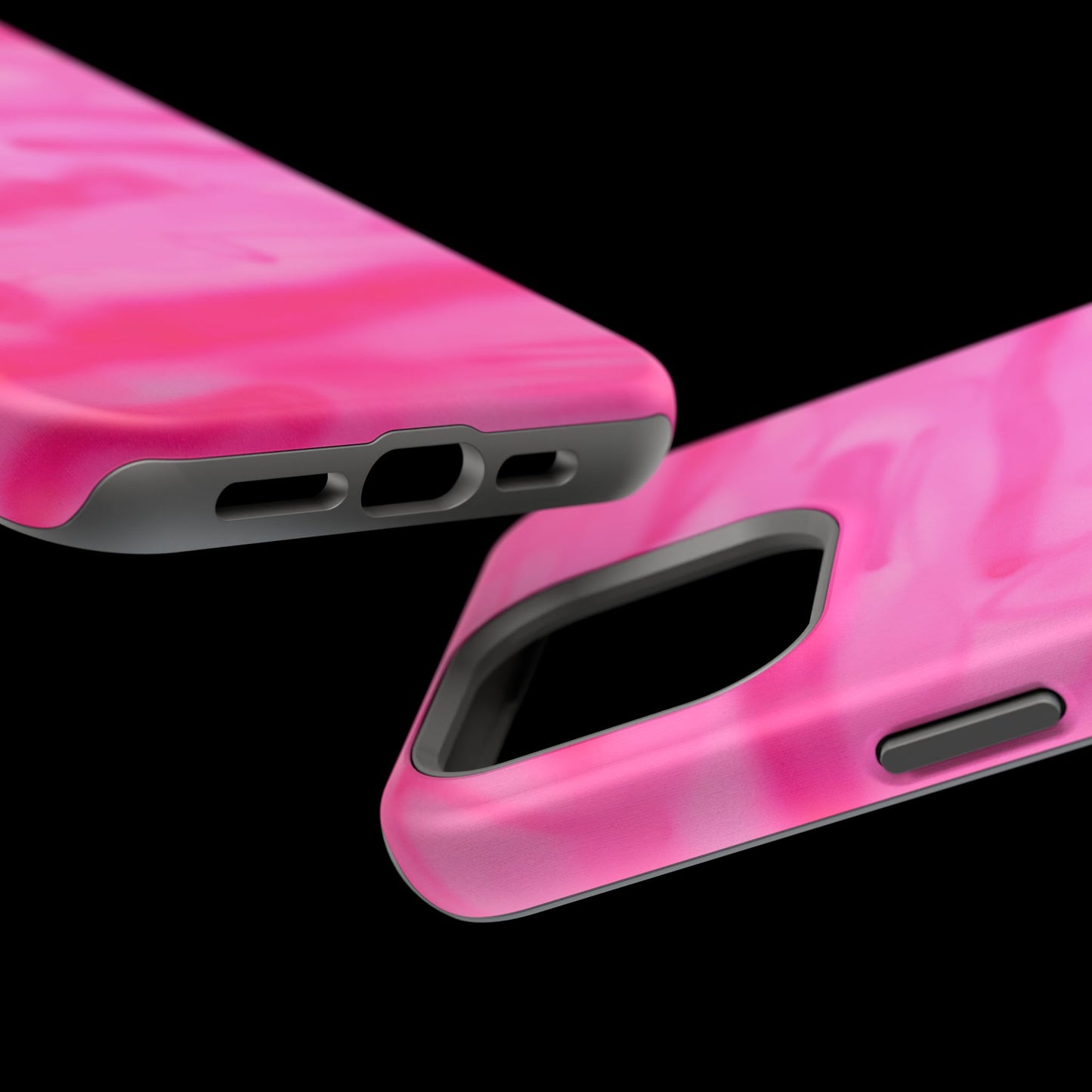 MagSafe "pink camo" airbrush iPhone case