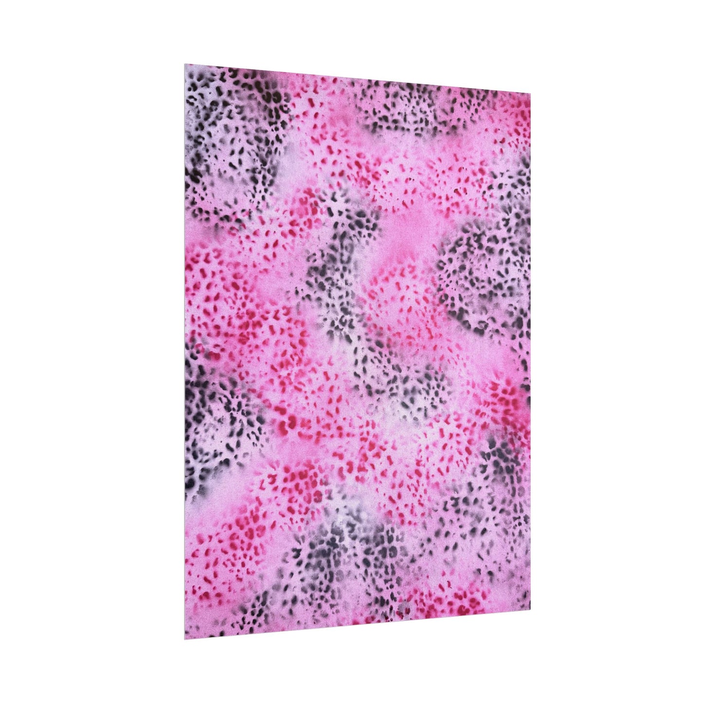 "pink cheetah" airbrush rolled print