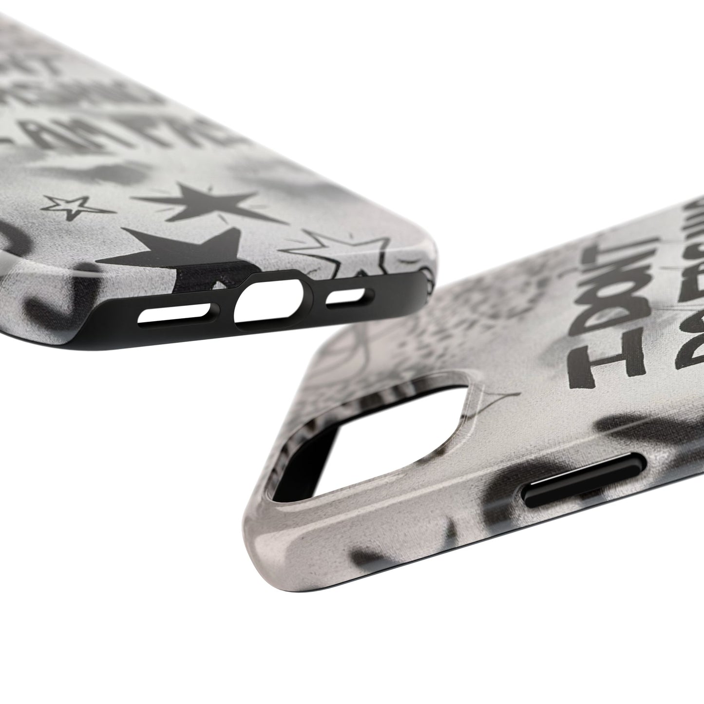 "i am fashion" airbrush iPhone case