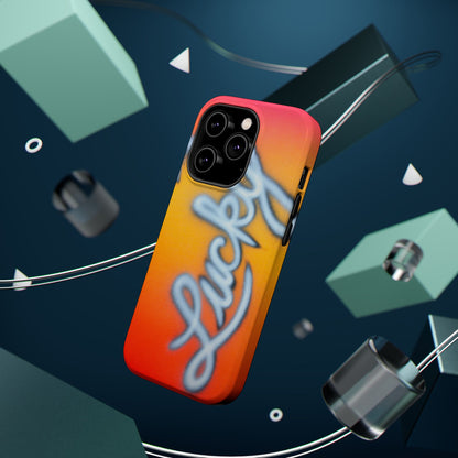 MagSafe "lucky" airbrush iPhone case
